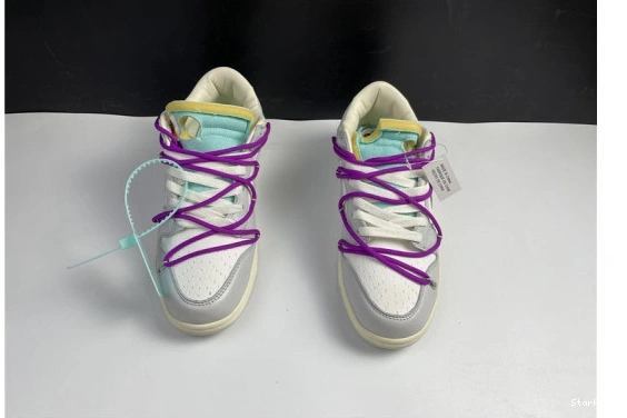 21 Low Nike O-W Dunk DM1602-100 Lot 0811